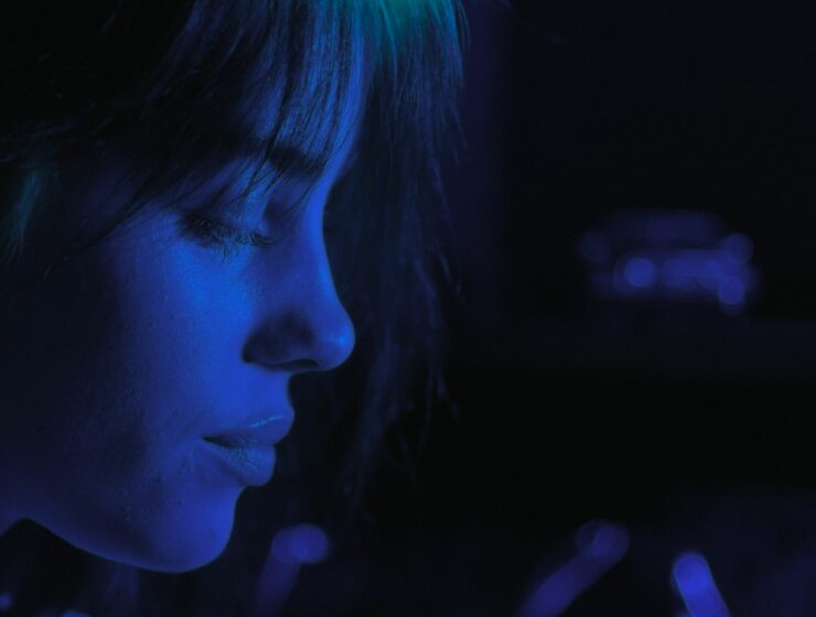 Billie Eilish in concert for documentary The World's a little blurry