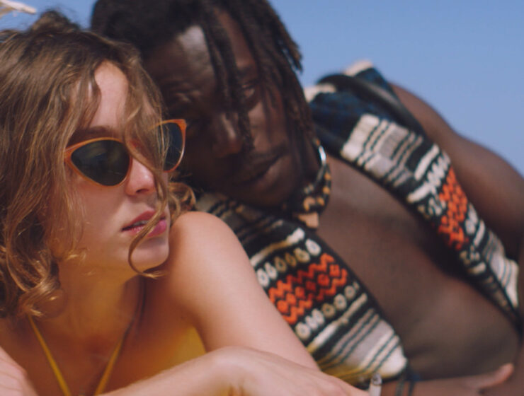 Lucie Bourdeu and Jonathan Ajeyi in British romantic drama The Drifters 2021 film