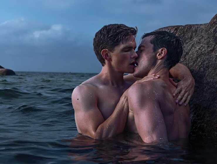 Tom Prior and Oleg Zagorodnii in Firebird, Soviet-era LGBTQ gay romance for BFI Flare Festival.