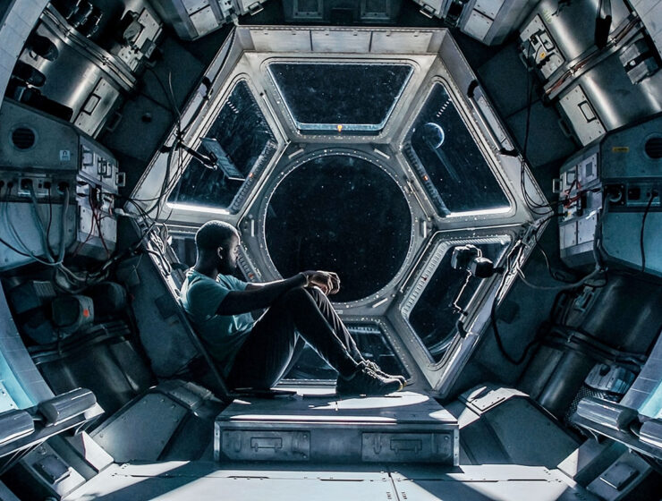 Stowaway space drama from Netflix Studios, spaceship window in 2021