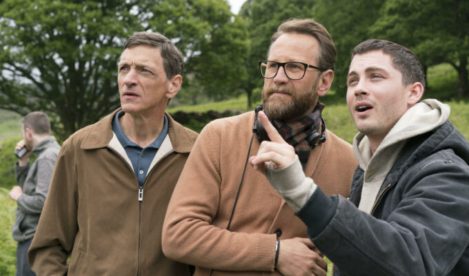 End of Sentence director Elfar Adalsteins BTS with Logan Lerman and John Hawkes