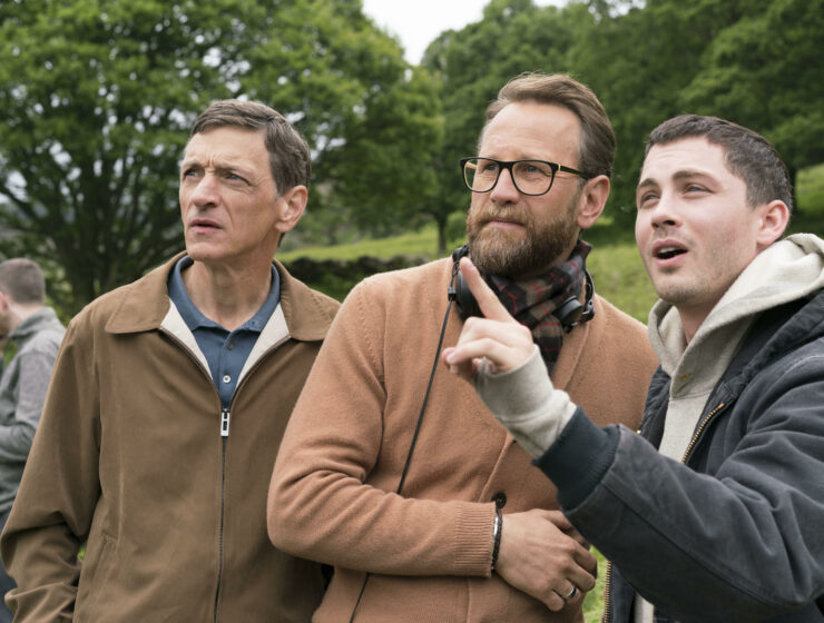 End of Sentence director Elfar Adalsteins BTS with Logan Lerman and John Hawkes