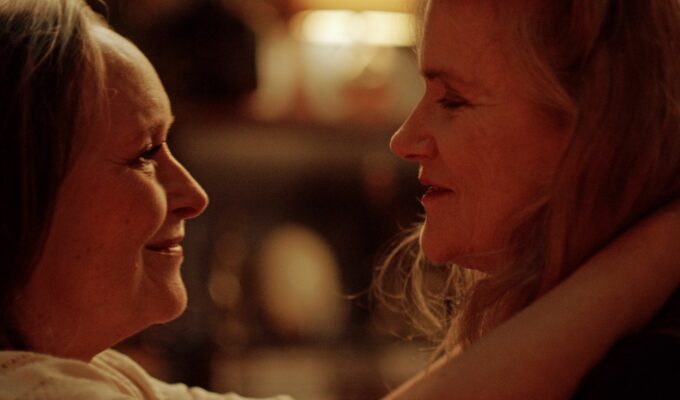 Martine Chevallier and Barbara Sukowa star as Madeleine and Nina in lesbian film Two of Us
