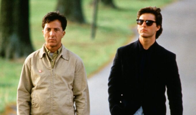Oscar-winning film Rain Man stars Dustin Hoffman as a man with autism, co-starring Tom Cruise