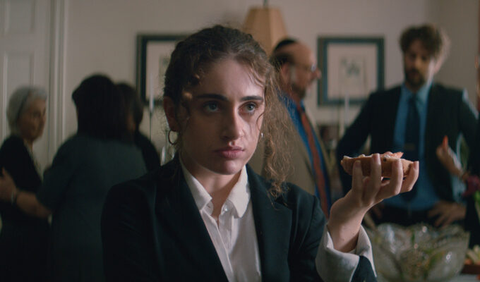 Rachel Sennott as Danielle in Jewish queer comedy Shiva Baby