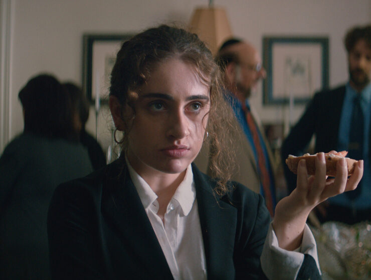 Rachel Sennott as Danielle in Jewish queer comedy Shiva Baby