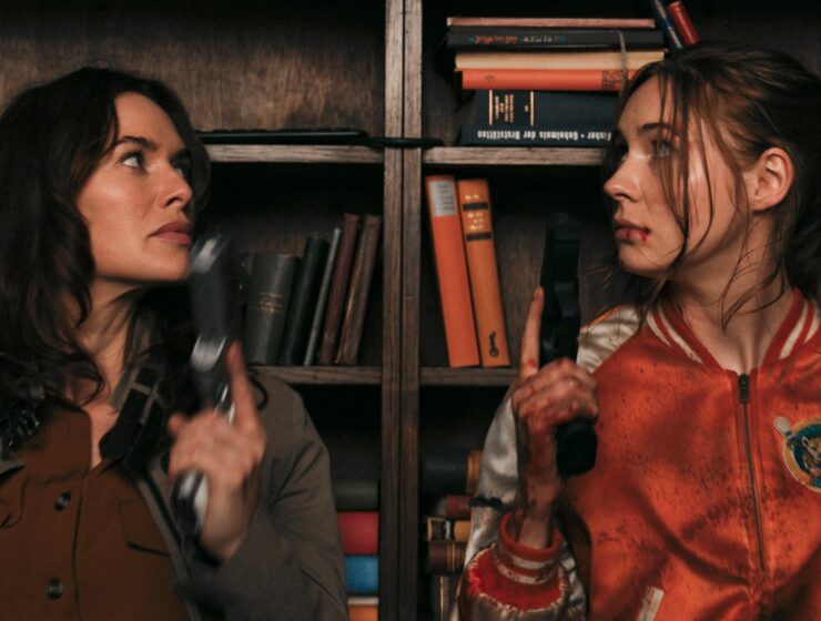 Lena Headey and Karen Gillan in Gunpowder Milkshake