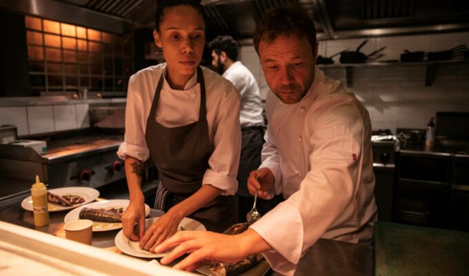 Stephen Graham as chef in Boiling Point film 2021
