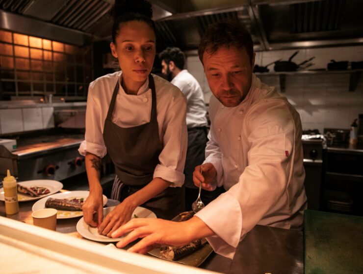 Stephen Graham as chef in Boiling Point film 2021