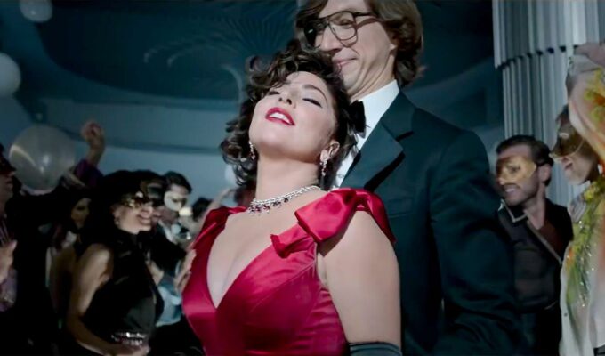 Lady Gaga and Adam Driver in House of Gucci