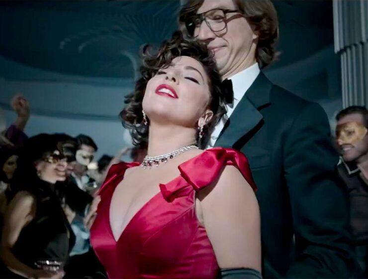 Lady Gaga and Adam Driver in House of Gucci