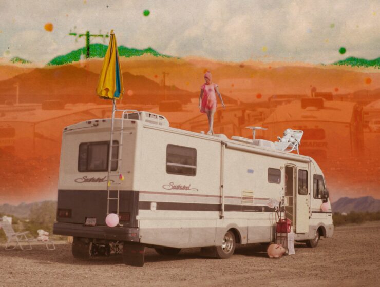 One Road to Quartzsite documentary poster illustration