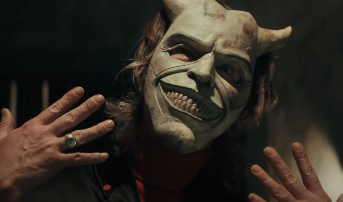 Ethan Hawke as The Grabber in The Black Phone