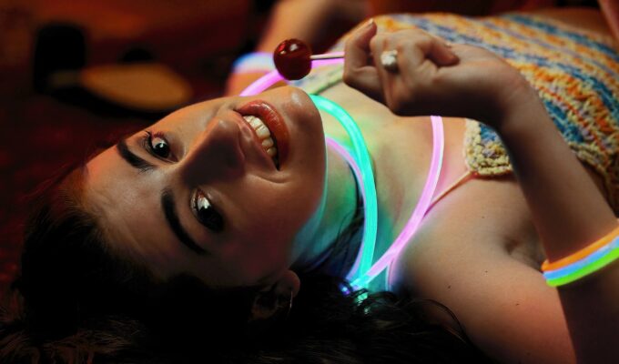 Rachel Sennott in still image from Bodies Bodies Bodies film