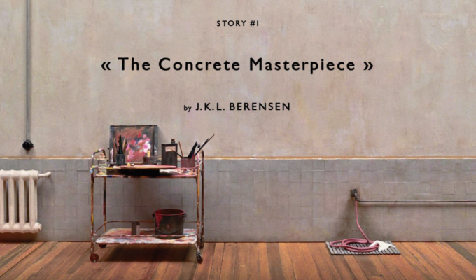 The French Dispatch story 1 The Concrete Masterpiece chapter title card