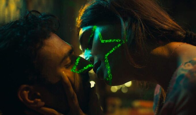 Ali Junejo and Alina Khan as Haider and Biba sharing a kiss in Joyland