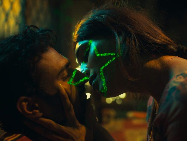 Ali Junejo and Alina Khan as Haider and Biba sharing a kiss in Joyland