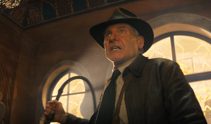 harrison ford as indiana jones in the dial of destiny