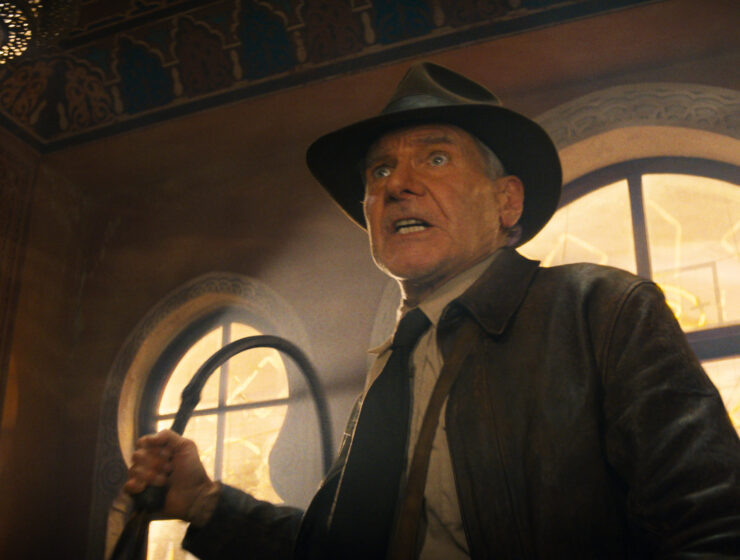 harrison ford as indiana jones in the dial of destiny