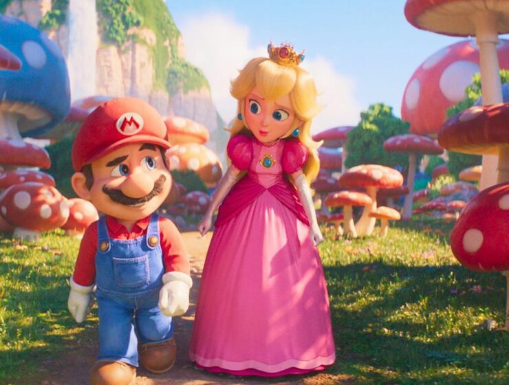 chris pratt and anya taylor-joy voice mario and princess peach in the super mario bros movie