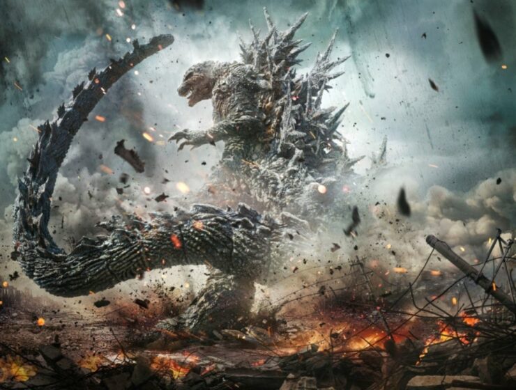 godzilla minus one by toho film poster