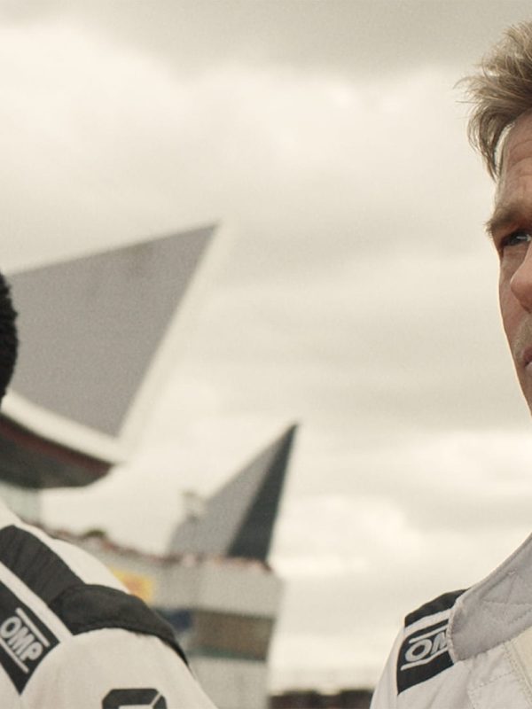 brad pitt and damson idris in f1 film