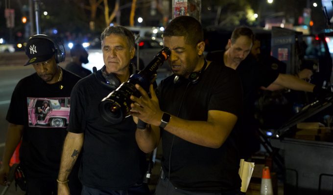 andre gaines on set of the dutchman 2025