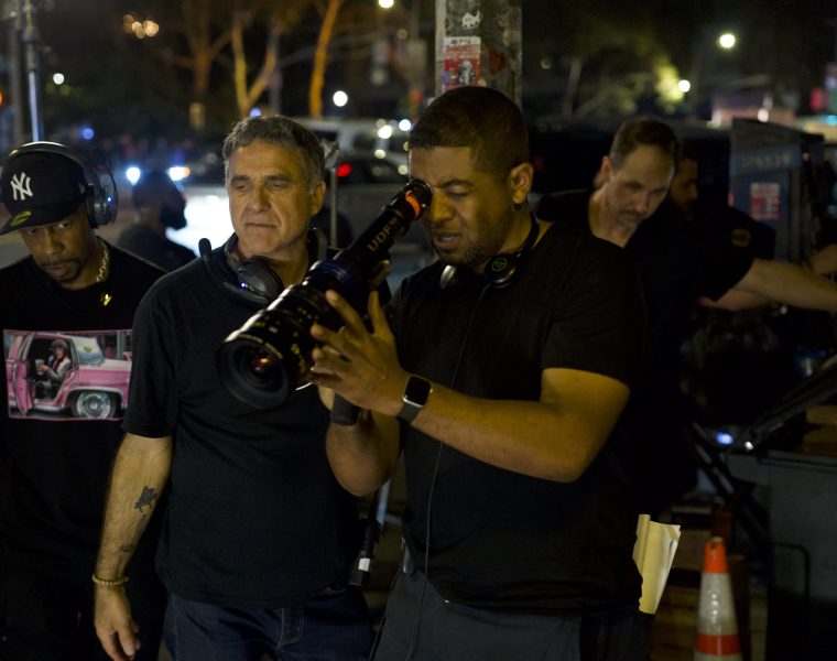 andre gaines on set of the dutchman 2025